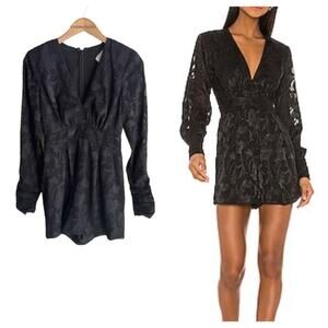 Alexis Theda Romper in Black Floral